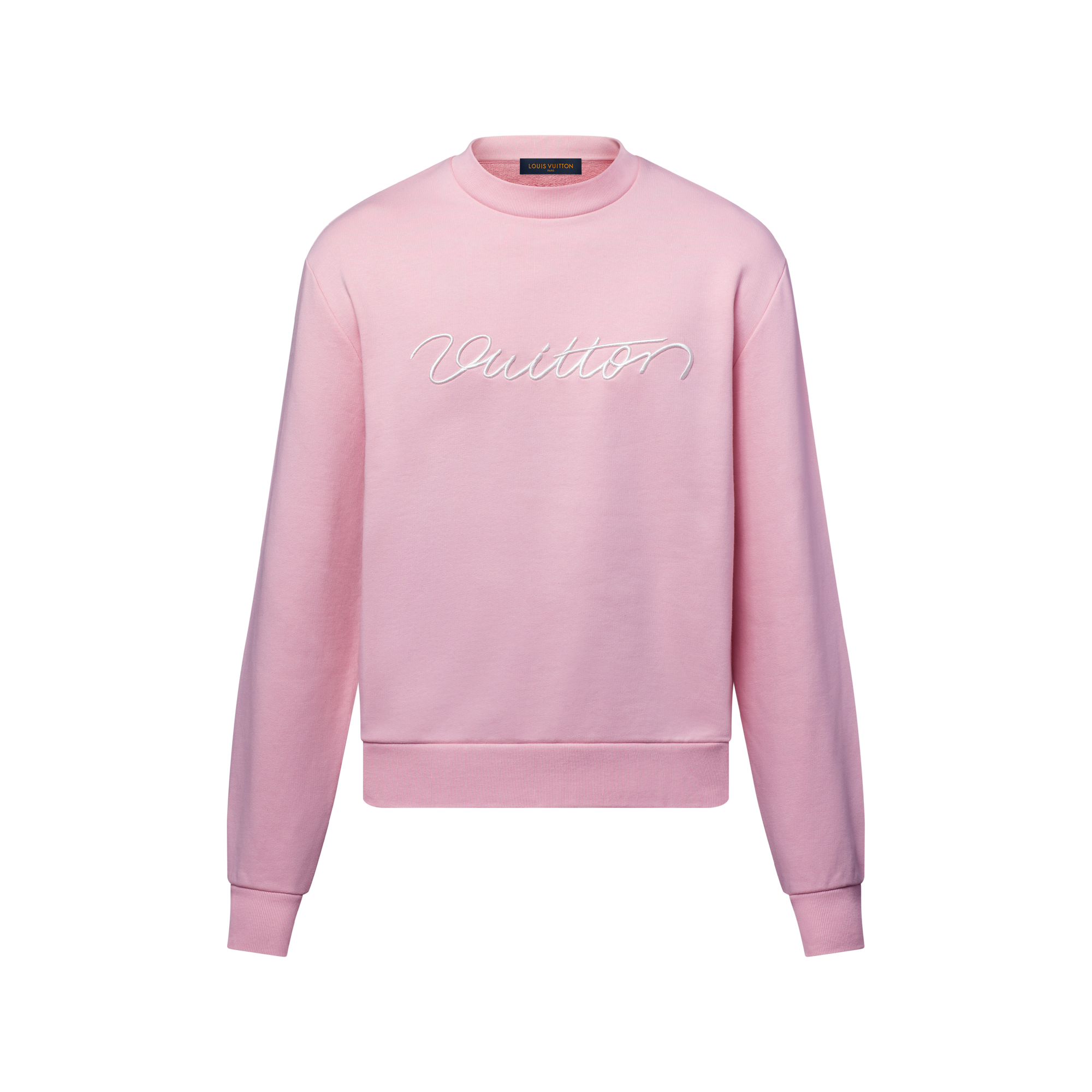 Embroidered Cotton Crewneck - Ready-to-Wear | LOUIS VUITTON